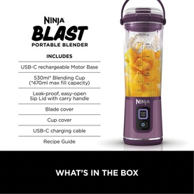 Blast Cordless Portable Blender Purple