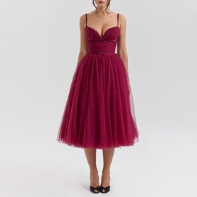 Countess Tulle Flared Dress