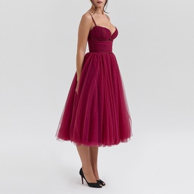 Countess Tulle Flared Dress