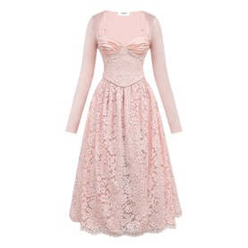 Duchess Lace Corset, Flared Skirt & Bolero Set