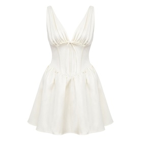 Emmeliette Satin Mini Dress