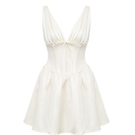 Emmeliette Satin Mini Dress