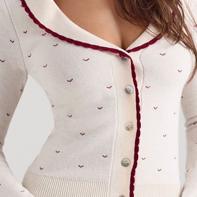 Marla Contrast Trimmed Cardigan