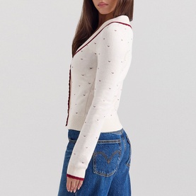 Marla Contrast Trimmed Cardigan