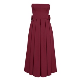 Pandora Detachable Bow Midi Dress