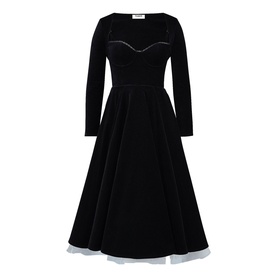 Mademoiselle Velvet Tulle Dress With Bolero