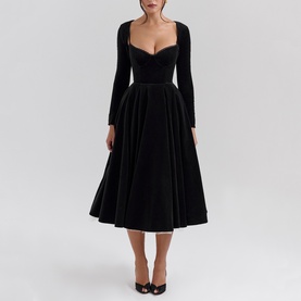 Mademoiselle Velvet Tulle Dress With Bolero