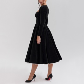 Mademoiselle Velvet Tulle Dress With Bolero