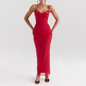 Nalini Mesh Corset Dress