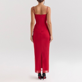 Nalini Mesh Corset Dress