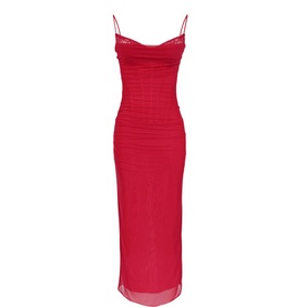 reiss etta linen corset midi dress Reiss Etta Navy 100% Linen Corset Midi Dress