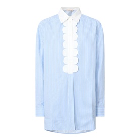 Striped Scalloped Shirt