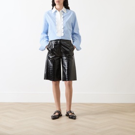 Striped Scalloped Shirt