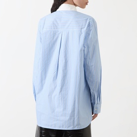 Striped Scalloped Shirt