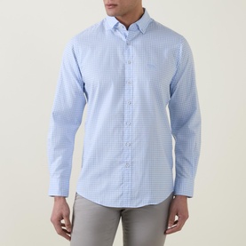 Embroidered Logo Check Oxford Shirt