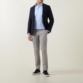 Embroidered Logo Check Oxford Shirt