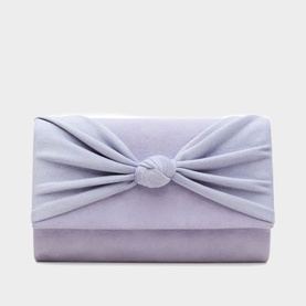 Knot-Front Clutch Bag