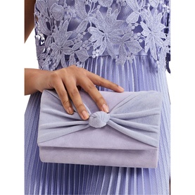 Knot-Front Clutch Bag