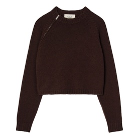 Corvy Cropped Zip Sweater