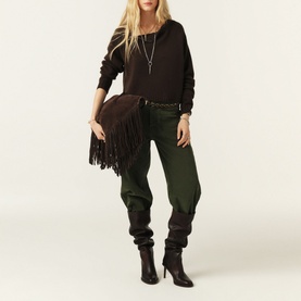 Corvy Cropped Zip Sweater