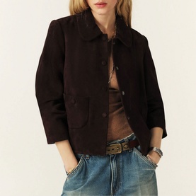 Milas Suede Leather Jacket