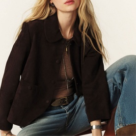 Milas Suede Leather Jacket