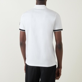 Logo Badge Quarter-Zip Polo Shirt