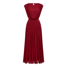 Lila Crinkle Textured Dress