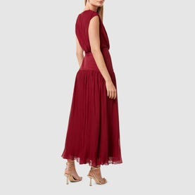 Lila Crinkle Textured Dress