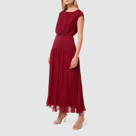 Lila Crinkle Textured Dress