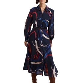 Katy Printed Shirt Dress