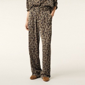 Bloy Leopard Mid-Rise Trousers