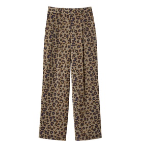 Bloy Leopard Mid-Rise Trousers