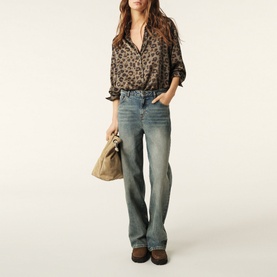 Billie Oversized Leopard Shirt