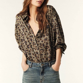 Billie Oversized Leopard Shirt