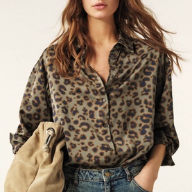 Billie Oversized Leopard Shirt