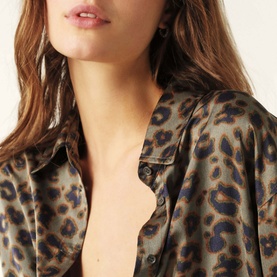 Billie Oversized Leopard Shirt