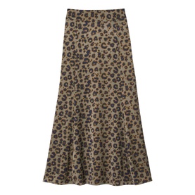 Blaire Leopard Flared Skirt