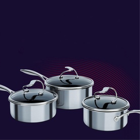 S Series Induction Three-Piece Cookware Set