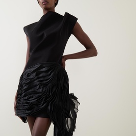 Wigbeth Ruffle Mini Dress