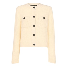 Textured Boxy Cardigan