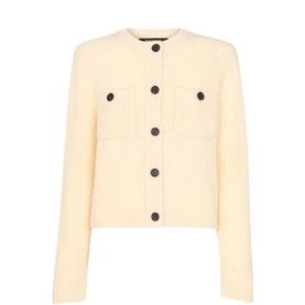 Textured Boxy Cardigan