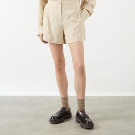 Dais Linen-Mix Shorts