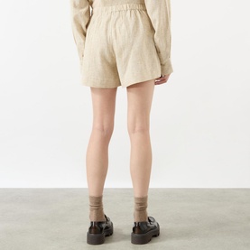 Dais Linen-Mix Shorts