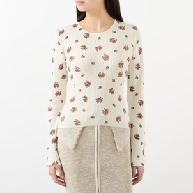 Babba Floral Pointelle Sweater