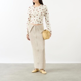 Line Zip-Through Skirt