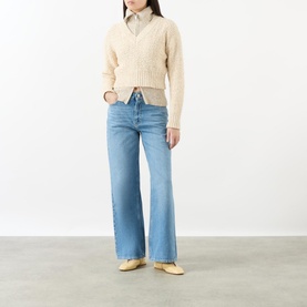 W Wide-Leg Jeans