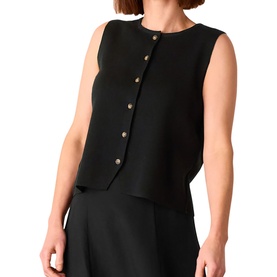 Lucy Button-Down Knit Vest