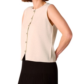 Lucy Button-Down Knit Vest