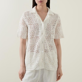 Crochet Patch Shirt